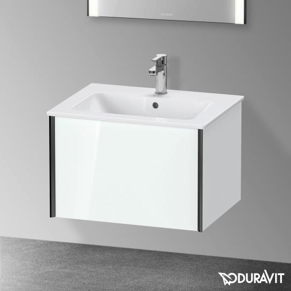 Duravit XViu 梳妝台附 1 個拉出式隔層，無內部系統