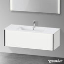 Duravit XViu 梳妝台附 1 個拉出式隔層，無內部系統