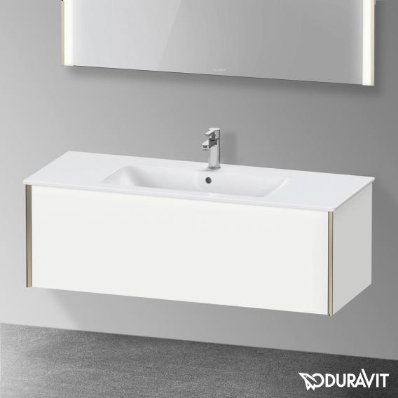 Duravit XViu 梳妝台附 1 個拉出式隔層，無內部系統