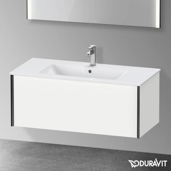 Duravit XViu 梳妝台附 1 個拉出式隔層，無內部系統