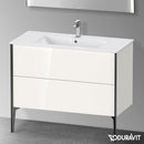 Duravit XViu 梳妝台附 2 個拉出式隔層，無內部系統