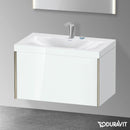 Duravit XViu 洗臉盆，附梳妝台，附 1 個拉出式隔層