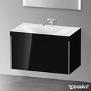 Duravit XViu 洗臉盆，附梳妝台，附 1 個拉出式隔層