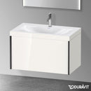 Duravit XViu 洗臉盆，附梳妝台，附 1 個拉出式隔層