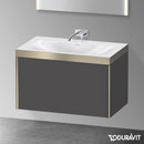 Duravit XViu 洗臉盆，附梳妝台，附 1 個拉出式隔層