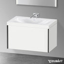 Duravit XViu 洗臉盆，附梳妝台，附 1 個拉出式隔層