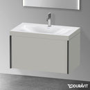 Duravit XViu 洗臉盆，附梳妝台，附 1 個拉出式隔層