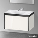 Duravit XViu 洗臉盆，附梳妝台，附 1 個拉出式隔層