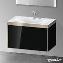 Duravit XViu 洗臉盆，附梳妝台，附 1 個拉出式隔層