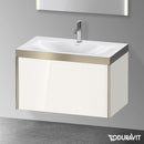 Duravit XViu 洗臉盆，附梳妝台，附 1 個拉出式隔層