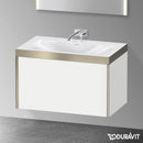 Duravit XViu 洗臉盆，附梳妝台，附 1 個拉出式隔層