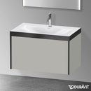 Duravit XViu 洗臉盆，附梳妝台，附 1 個拉出式隔層