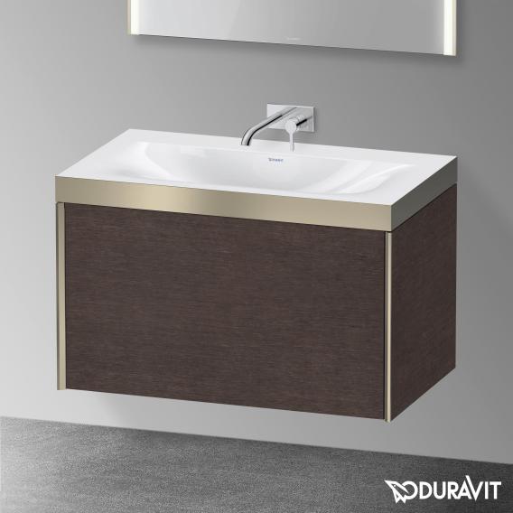 Duravit XViu washbasin with vanity unit with 1 pull-out compartment