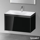 Duravit XViu 洗臉盆，附梳妝台，附 1 個拉出式隔層