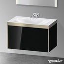 Duravit XViu 洗臉盆，附梳妝台，附 1 個拉出式隔層