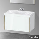 Duravit XViu 洗臉盆，附梳妝台，附 1 個拉出式隔層