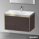 Duravit XViu 洗臉盆，附梳妝台，附 1 個拉出式隔層