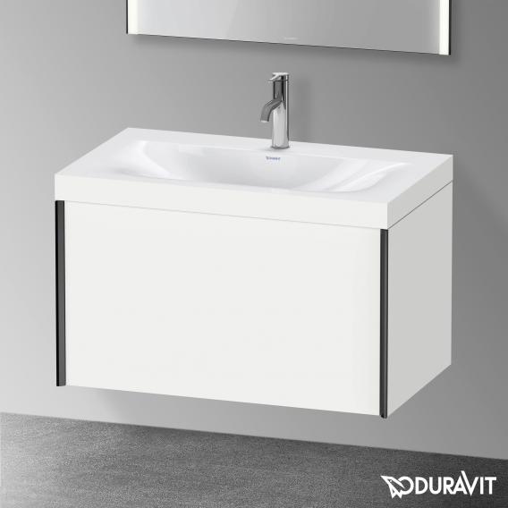 Duravit XViu washbasin with vanity unit with 1 pull-out compartment