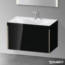 Duravit XViu 洗臉盆，附梳妝台，附 1 個拉出式隔層