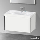 Duravit XViu 洗臉盆，附梳妝台，附 1 個拉出式隔層