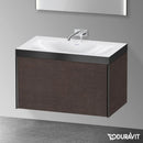 Duravit XViu 洗臉盆，附梳妝台，附 1 個拉出式隔層