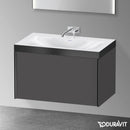 Duravit XViu 洗臉盆，附梳妝台，附 1 個拉出式隔層