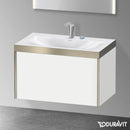 Duravit XViu 洗臉盆，附梳妝台，附 1 個拉出式隔層