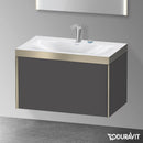 Duravit XViu 洗臉盆，附梳妝台，附 1 個拉出式隔層