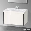 Duravit XViu 洗臉盆，附梳妝台，附 1 個拉出式隔層