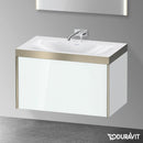 Duravit XViu 洗臉盆，附梳妝台，附 1 個拉出式隔層