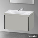 Duravit XViu 洗臉盆，附梳妝台，附 1 個拉出式隔層