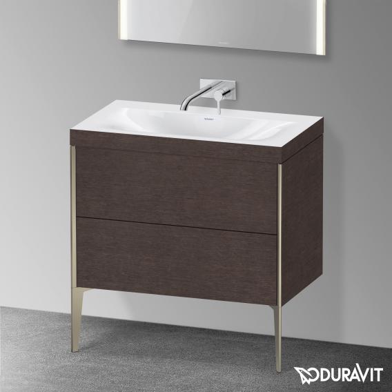 Duravit XViu 洗臉盆，附梳妝台，附 2 個拉出式隔層