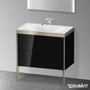 Duravit XViu washbasin with vanity unit with 2 pull-out compartments