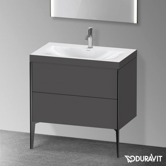 Duravit XViu 洗臉盆，附梳妝台，附 2 個拉出式隔層