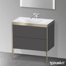 Duravit XViu washbasin with vanity unit with 2 pull-out compartments