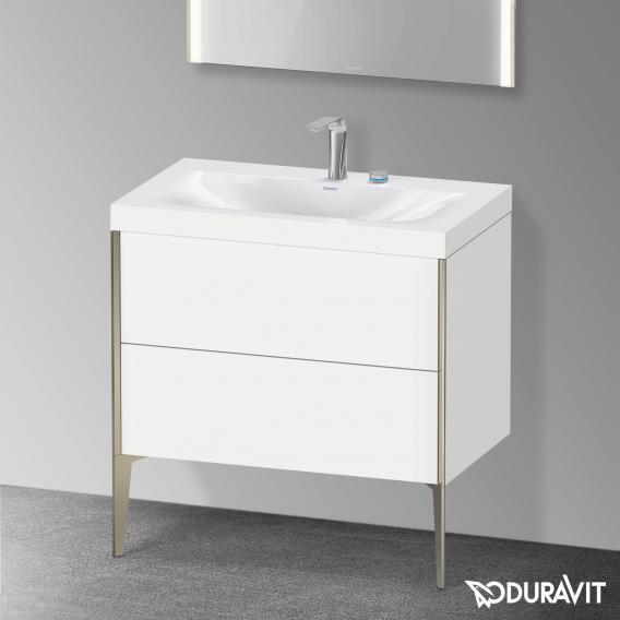 Duravit XViu 洗臉盆，附梳妝台，附 2 個拉出式隔層