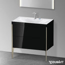 Duravit XViu washbasin with vanity unit with 2 pull-out compartments