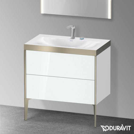 Duravit XViu 洗臉盆，附梳妝台，附 2 個拉出式隔層