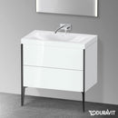 Duravit XViu washbasin with vanity unit with 2 pull-out compartments