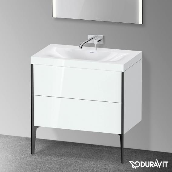 Duravit XViu 洗臉盆，附梳妝台，附 2 個拉出式隔層