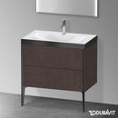 Duravit XViu washbasin with vanity unit with 2 pull-out compartments