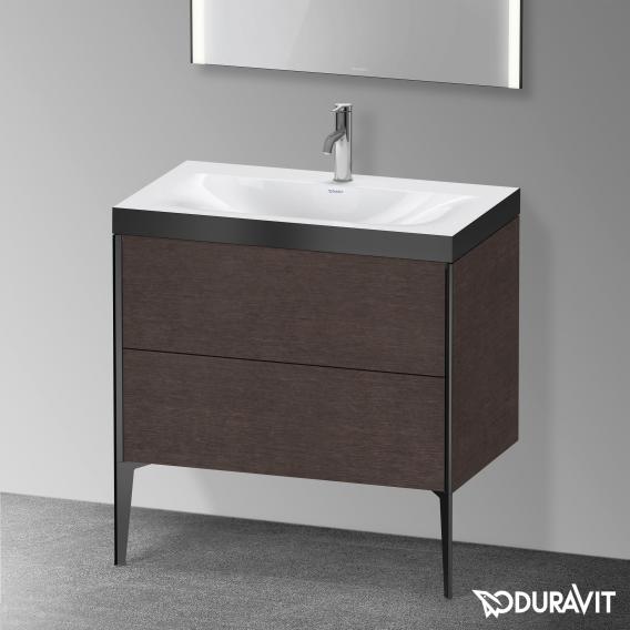 Duravit XViu 洗臉盆，附梳妝台，附 2 個拉出式隔層