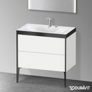 Duravit XViu washbasin with vanity unit with 2 pull-out compartments