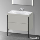 Duravit XViu washbasin with vanity unit with 2 pull-out compartments