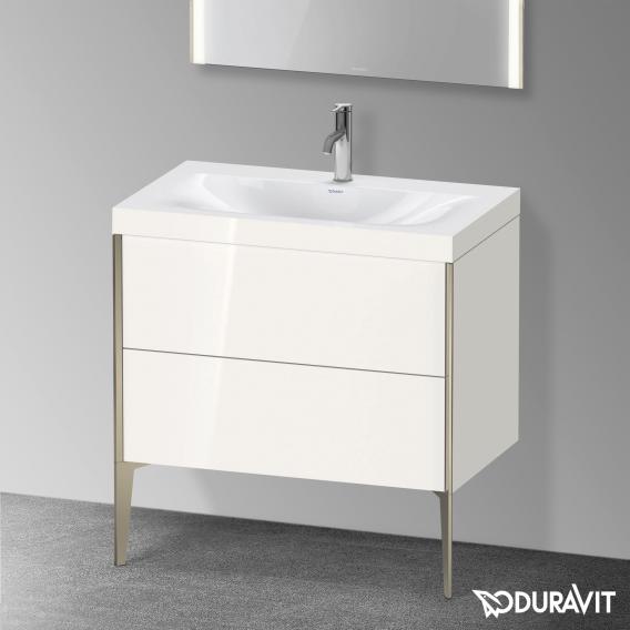 Duravit XViu 洗臉盆，附梳妝台，附 2 個拉出式隔層