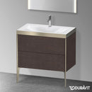 Duravit XViu washbasin with vanity unit with 2 pull-out compartments