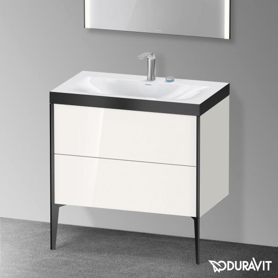 Duravit XViu 洗臉盆，附梳妝台，附 2 個拉出式隔層