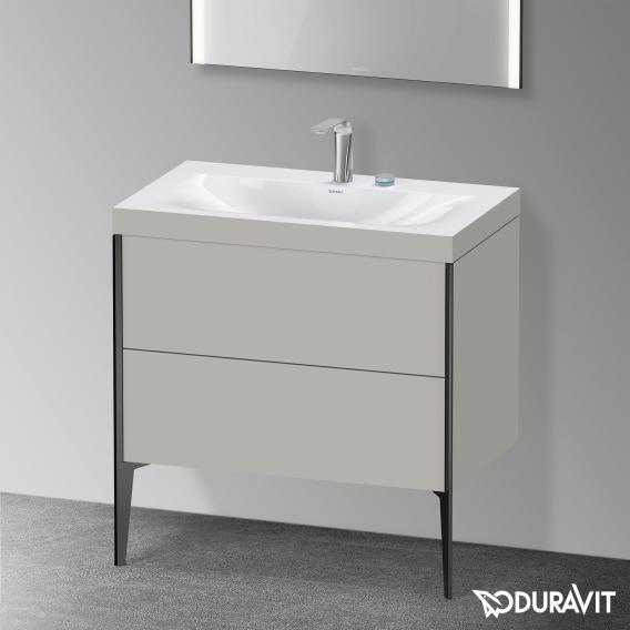 Duravit XViu 洗臉盆，附梳妝台，附 2 個拉出式隔層