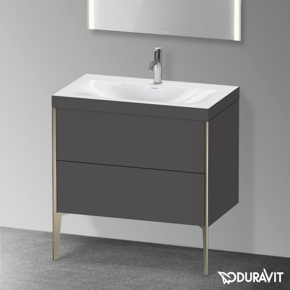 Duravit XViu 洗臉盆，附梳妝台，附 2 個拉出式隔層