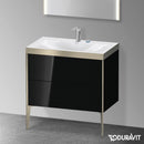 Duravit XViu washbasin with vanity unit with 2 pull-out compartments